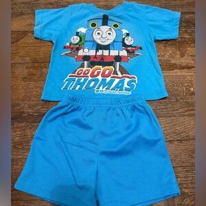 Thomas & Friends "Go Go Thomas" Toddler T-Shirt & Shorts Set - Blue, Size 3T